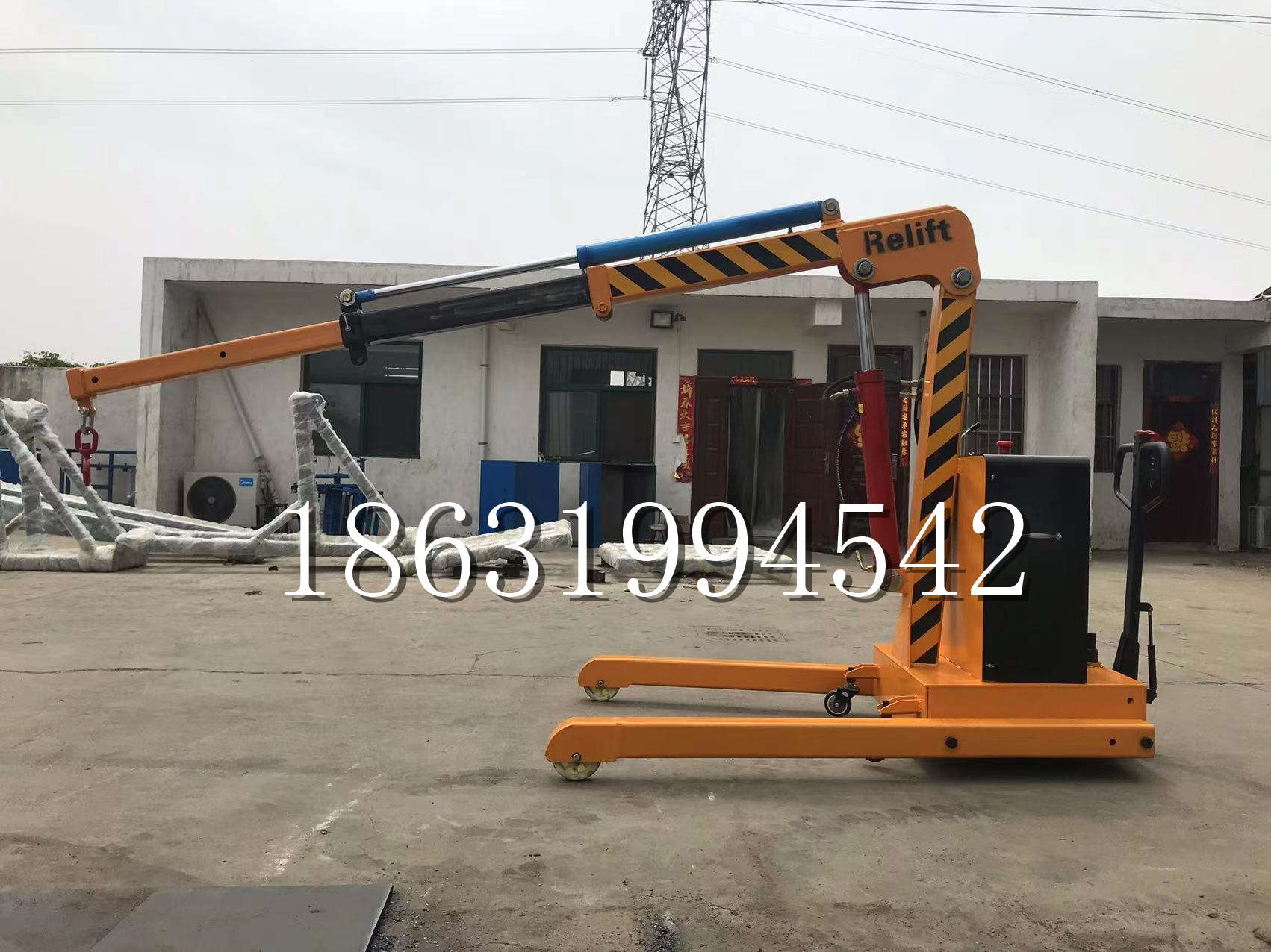 盐湖区久征定做3吨三轮随车吊 农用园林绿化移树吊 平板工程用小吊机