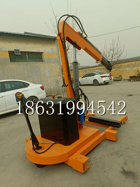 盐湖区自卸车厢随车吊 自制轮式四不像起重机 四驱平板吊 5吨 贵盛